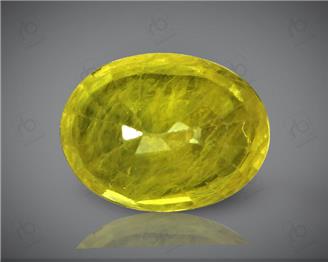 Natural Heated & Treated Yellow Sapphire Certified 3.32 CTS (DIN 86099 )